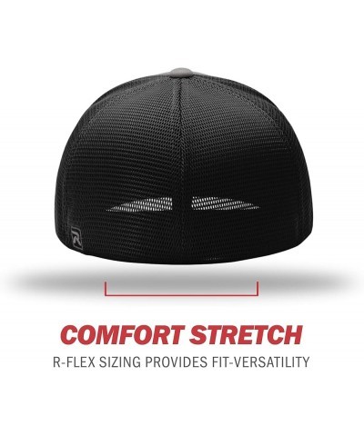 Richardson Unisex 172 Trucker Pulse Sportmesh R-Flex Baseball Cap Charcoal/Black $10.20 Baseball Caps