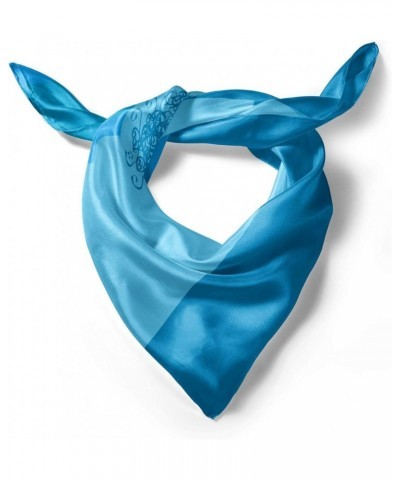 Fantasy Head Scarf, Girl, Hair Wrap White Blue $14.88 Scarves