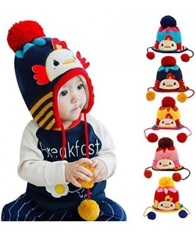 Baby Wool Knitted Cap Winter Hat Baseball Caps Yellow/Blue/Pink/Red/Sky Blue $9.08 Baseball Caps