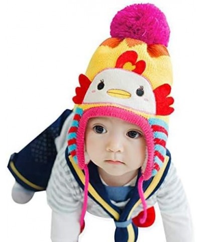 Baby Wool Knitted Cap Winter Hat Baseball Caps Yellow/Blue/Pink/Red/Sky Blue $9.08 Baseball Caps