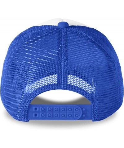 Custom Sun Hat Add Images Text Curved Mesh Hat Valentine's Day Gifts Royal Blue 0 $12.41 Visors