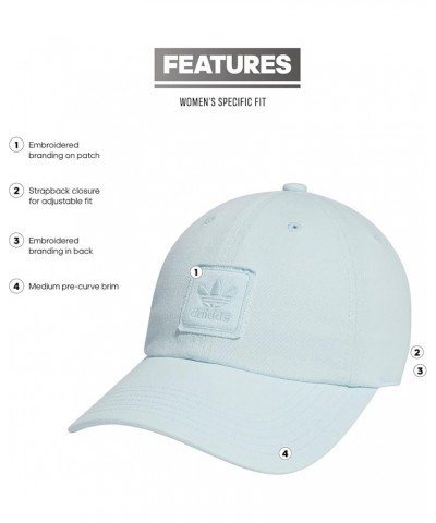 Women's Arrive Relaxed Strapback Adjustable Fit Hat Almost Blue/Almost Blue $14.52 Baseball Caps