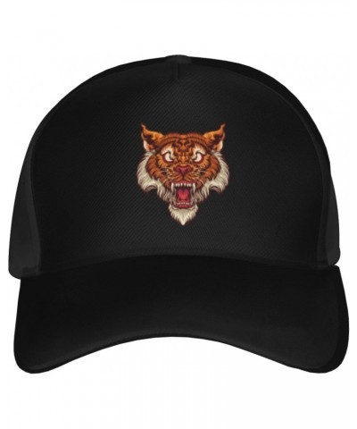 Roaring Tiger Head Baseball Cap Men's and Women's Baseball Hat Adjustable Casual Outdoor Breathable Caps Truck Driver Hat Dad...