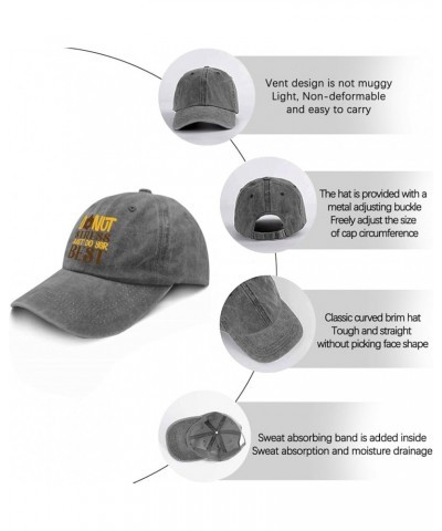 Donut Stress Just Do Your Best Baseball Cap Party Hat Pigment Black Men's Hats Gifts for Grandpa Golf Hats Pigment Gray $9.50...