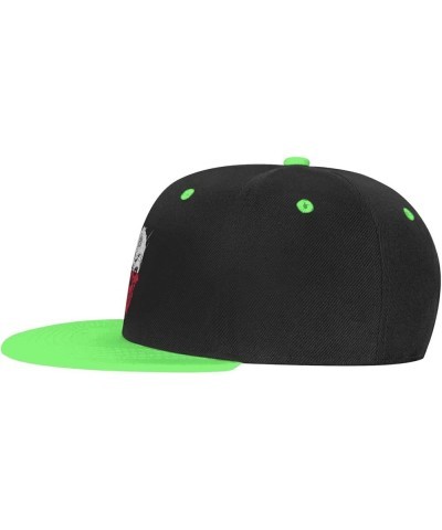 Creative Poland Patriot Skull National Flag Baseball Cap for Men Women Snapback Hat Adjustable Flat Bill Hats Green $14.83 Ba...