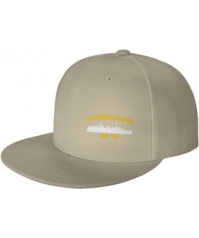 USS Howard W Gilmore AS 16 Flag Baseball Caps Denim Hats Cowboy Knit hat Fisherman's hat Natural $15.25 Baseball Caps