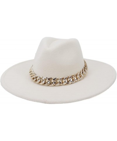 Orange Fedora Cap Brim Water Drop Top Thick Chain Accessories Stage Performance Banquet Prom Jazz Hat 5 $17.97 Fedoras