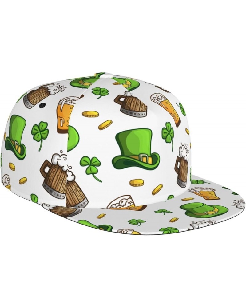 St. Patrick's Day Baseball Cap, Flat Brim Trucker Hat, Buckle Adjustable St. Patrick's Day15 $17.07 Baseball Caps