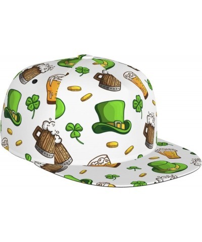 St. Patrick's Day Baseball Cap, Flat Brim Trucker Hat, Buckle Adjustable St. Patrick's Day15 $17.07 Baseball Caps