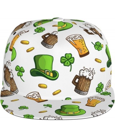 St. Patrick's Day Baseball Cap, Flat Brim Trucker Hat, Buckle Adjustable St. Patrick's Day15 $17.07 Baseball Caps