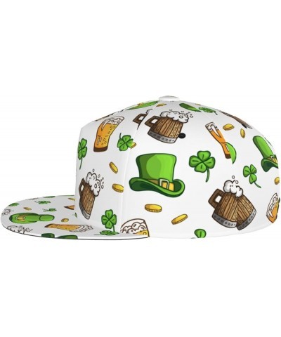 St. Patrick's Day Baseball Cap, Flat Brim Trucker Hat, Buckle Adjustable St. Patrick's Day15 $17.07 Baseball Caps