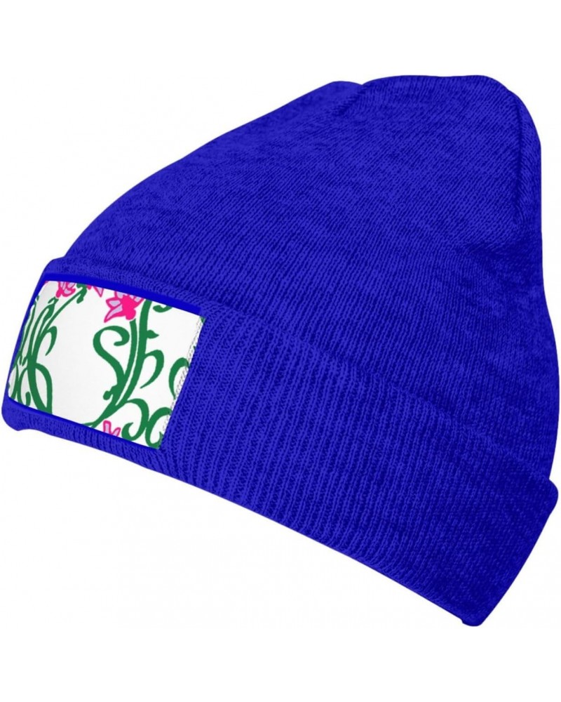 Lotus Flower Namaste Fashionable Adult Knitted Wool Hat,Unisex Brimless Cap,Ideal for Casual Wear $13.59 Skullies & Beanies