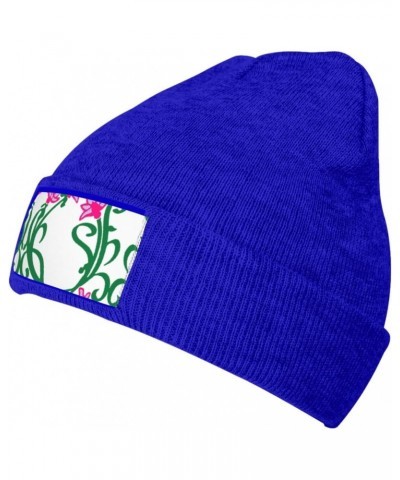 Lotus Flower Namaste Fashionable Adult Knitted Wool Hat,Unisex Brimless Cap,Ideal for Casual Wear $13.59 Skullies & Beanies