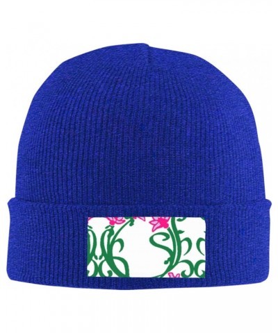 Lotus Flower Namaste Fashionable Adult Knitted Wool Hat,Unisex Brimless Cap,Ideal for Casual Wear $13.59 Skullies & Beanies