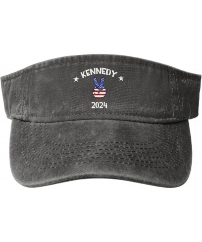 Peace Kennedy 2024 Sports Sun Visor Hat for Men Women,Empty Top Sun Hats for Baseball Running Golf,Black Deep Heather $12.48 ...