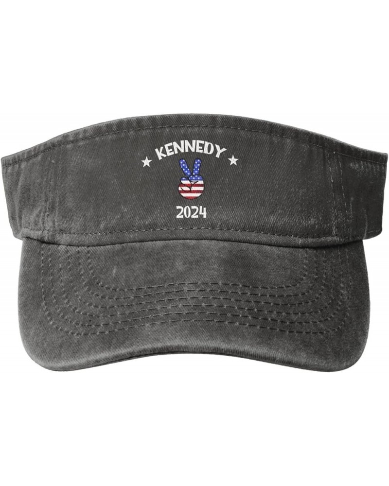 Peace Kennedy 2024 Sports Sun Visor Hat for Men Women,Empty Top Sun Hats for Baseball Running Golf,Black Deep Heather $12.48 ...