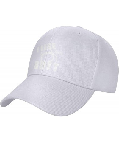 I Like Her Butt Hat Outdoor Baseball Cap Sandwich Cap Truck Driver Cap Peaked Cap Cowboy Hat White $16.42 Cowboy Hats