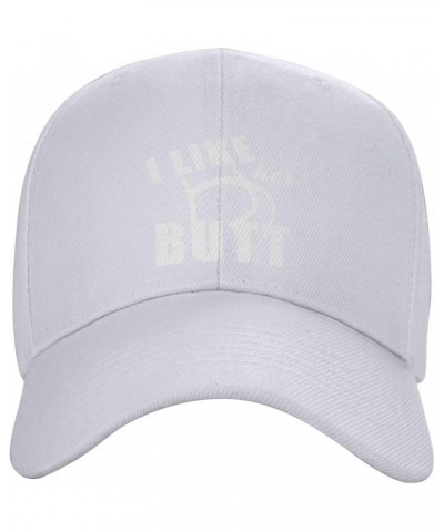 I Like Her Butt Hat Outdoor Baseball Cap Sandwich Cap Truck Driver Cap Peaked Cap Cowboy Hat White $16.42 Cowboy Hats