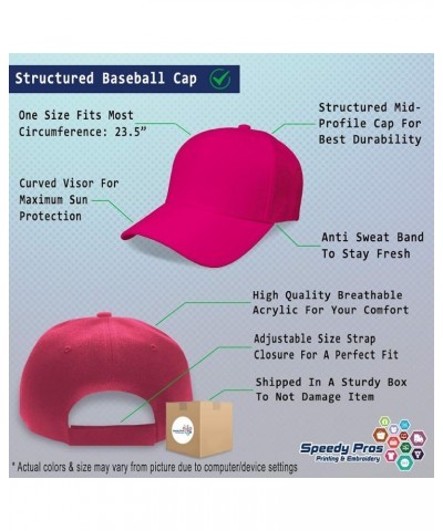 Baseball Cap Oral Surgeon Dentist Acrylic Dental Dad Hats for Men and Women Hot Pink Personalized Text Here $12.96 Baseball Caps