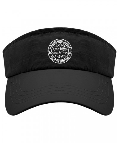 I am a Great multitasker i can Listen Ignore & Forget All at The Same time Hats Visor for Teens Sun $11.86 Visors