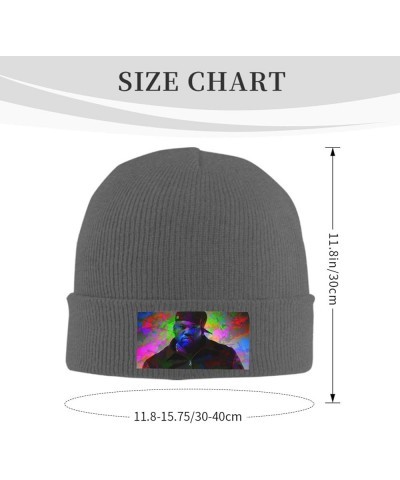 Raekwons Knitted Hat Fashion Winter Ski Warm Knit Skull Caps Plain Cuffed Beanie for Men Women Black Deep Heather $11.41 Skul...