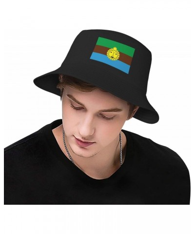 Utuado Flag Bucket Hat for Men Women Boonie Hat Outdoor Summer Vacation Beach Travel Fishing Cap Black $11.43 Bucket Hats