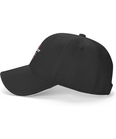 Breast Cancer Sucks Comfortable Sandwich Bill Cap Perfect for Leisure Black $13.04 Baseball Caps