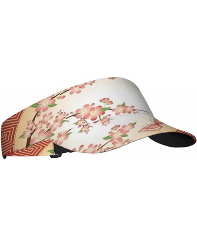 Fashionable Visor Sun Hats for Women,Sport Empty Top Baseball Sun Cap Red_18 $11.03 Sun Hats