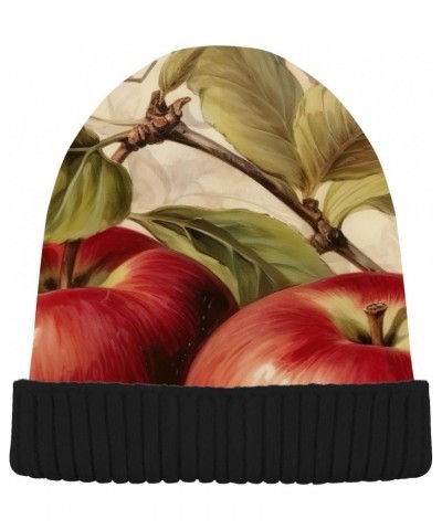 Vintage Style Apples Beanie Hat Skull Cap Beanies for Men Women,Winter Warm Ski Hat Unisex $11.00 Skullies & Beanies