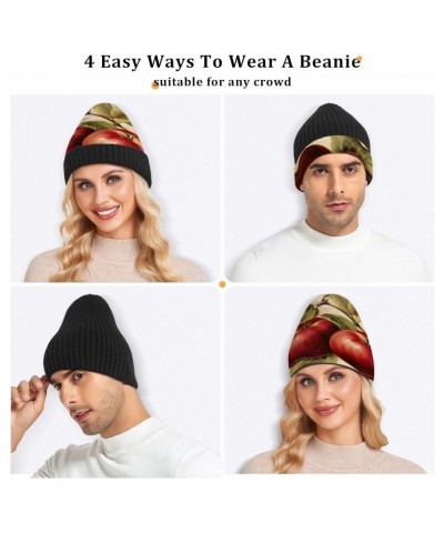 Vintage Style Apples Beanie Hat Skull Cap Beanies for Men Women,Winter Warm Ski Hat Unisex $11.00 Skullies & Beanies