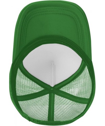 Denison University Trucker Hats for Both Men and Women - Mesh Baseball Snapback Hats Green $9.02 Baseball Caps