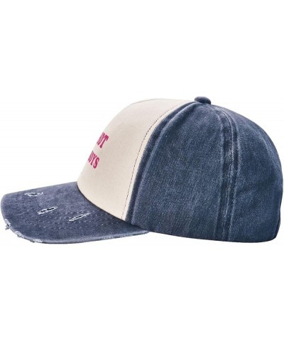 I-Heart-Love-Hot Cowboys-Hat Funny Dad Caps Adults Drink Denim Baseball caps for Men Women Navy Blue $10.34 Baseball Caps