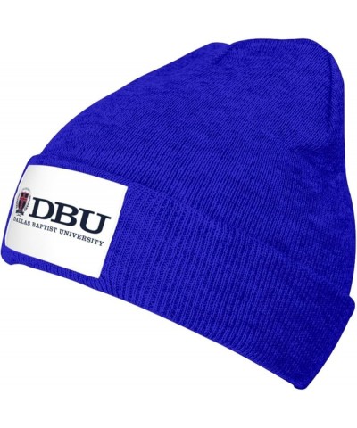 Dallas Baptist University Stretch Knit Hat for Men Women Winter Warm Cap Blue $6.94 Skullies & Beanies