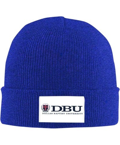 Dallas Baptist University Stretch Knit Hat for Men Women Winter Warm Cap Blue $6.94 Skullies & Beanies