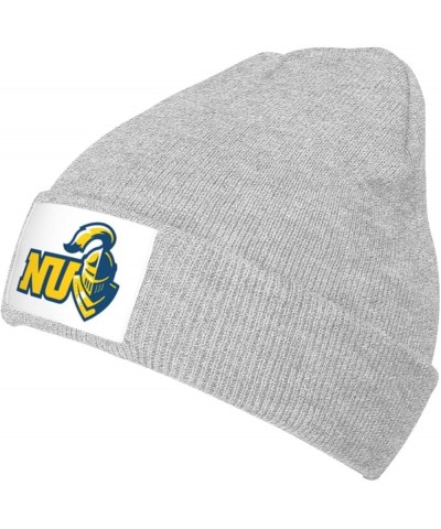 Neumann University Cold Weather Cuffed Knit Beanie Skully Cap Hat One Size Fit Most Gray $7.40 Skullies & Beanies