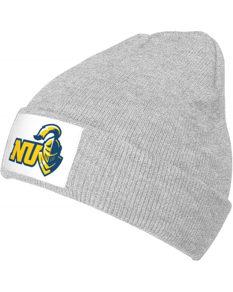 Neumann University Cold Weather Cuffed Knit Beanie Skully Cap Hat One Size Fit Most Gray $7.40 Skullies & Beanies