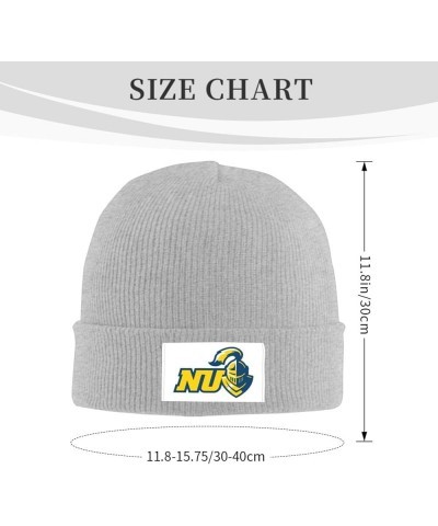 Neumann University Cold Weather Cuffed Knit Beanie Skully Cap Hat One Size Fit Most Gray $7.40 Skullies & Beanies