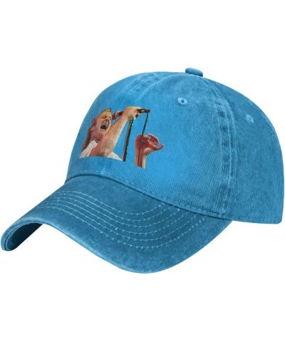 Phil Music and Collins Baseball Cap Vintage Washed Denim Cap Unisex Casual Outdoor Sport Hat Black Blue $14.27 Baseball Caps