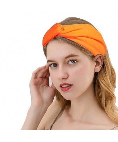 Knotted Headband for Women VESNIBA Warm Winter Headbands Cute Boho Head Wrap Thanksgiving Christmas Gifts (Hot Pink) Orange $...