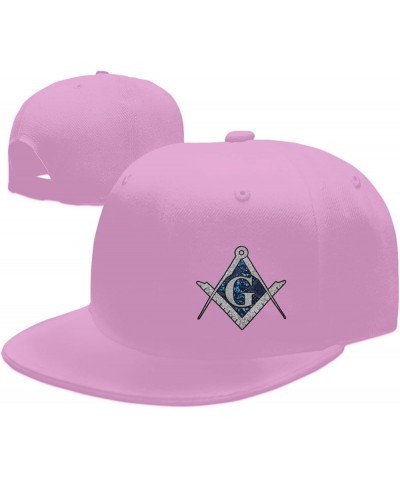 Free Mason Masonic Blue African Print Compass Baseball Cap Men Running Hat Women Dad Hat Sun Hat Trucker Hat Black Pink $8.48...