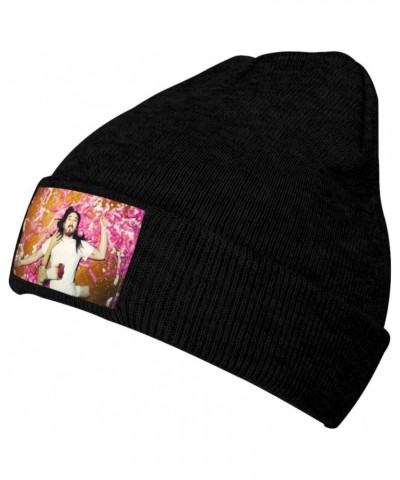 Beanie Hat for Men Steve Music Aoki Acrylic Knit Hats Slouchy Winter Warm Skull Cap for Women Black $10.99 Skullies & Beanies