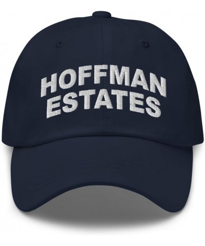 Hoffman Estates Illinois Hat Hoffman Estates IL Cap Embroidered Dad Hat Adjustable Strap Closure Unisex Navy $22.39 Baseball ...