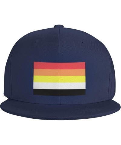 Eagle Lithsexual Flag Flag Denim Hats Cowboy Knit hat Fisherman's hat Baseball Caps Navy Blue $13.68 Baseball Caps