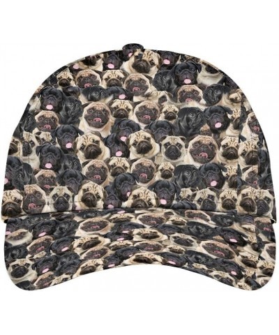 Personalized Pug Dog Baseball Hat - Custom Dog Baseball Cap for Men Women, Dog Mom Hat, Unisex Cap for Men Women Style 3 $16....