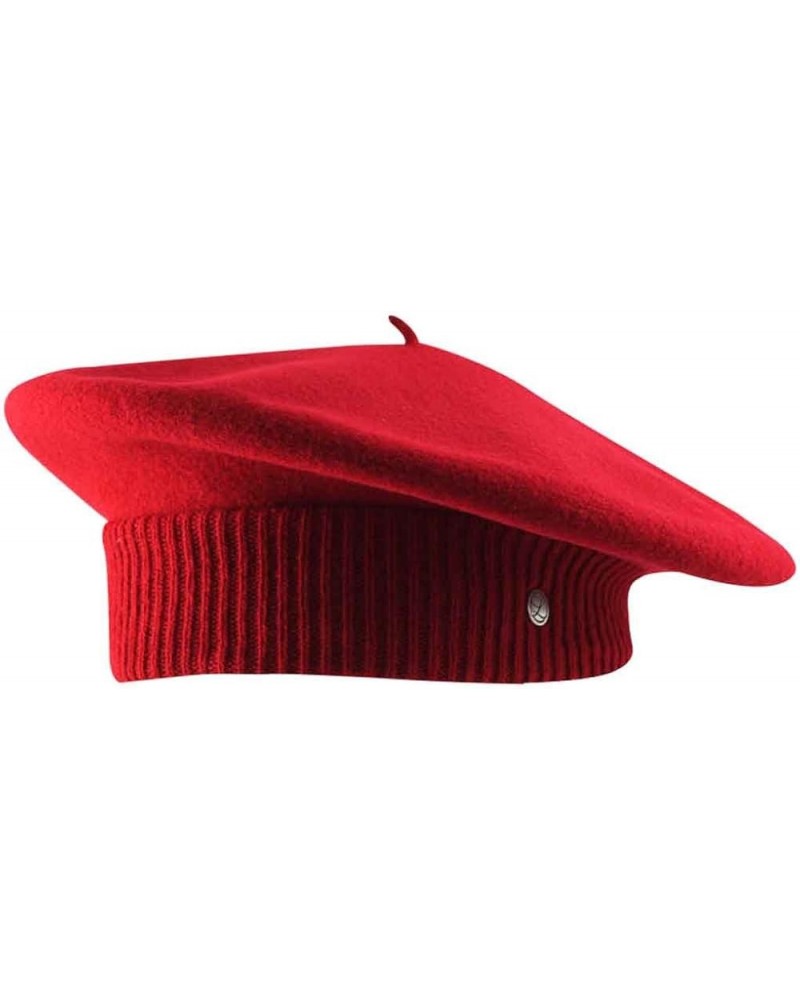 Heritage La Parisienne Wool Beret Passion (Red) $26.93 Berets