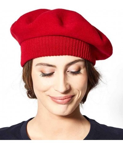 Heritage La Parisienne Wool Beret Passion (Red) $26.93 Berets