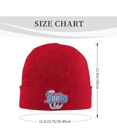 Corpus Christi Hooks Beanie Hat for Men and Women Winter Warm Hats Knit Slouchy Thick Skull Cap Red $6.76 Skullies & Beanies