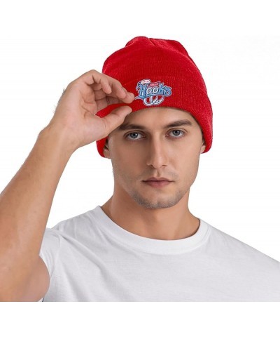 Corpus Christi Hooks Beanie Hat for Men and Women Winter Warm Hats Knit Slouchy Thick Skull Cap Red $6.76 Skullies & Beanies