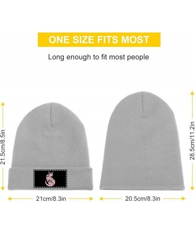 Sphynx Cats Knit Hat Warm Beanie Cap Cuffed Soft Skull Cap Winter Hats for Men and Women Light Gray-style $9.94 Skullies & Be...