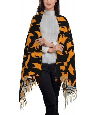 Cute Dinosaur Chicken Nuggets Tassel Scarf Wraps Fashion Fringed Scarves Classic Winter Warm Shawl Scarf Gifts $15.92 Scarves